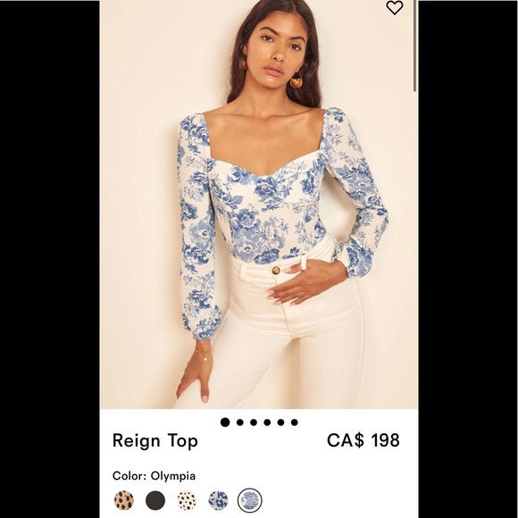 Reformation reign top  🍒Olympia AUTHENTIC - Picture 3 of 13